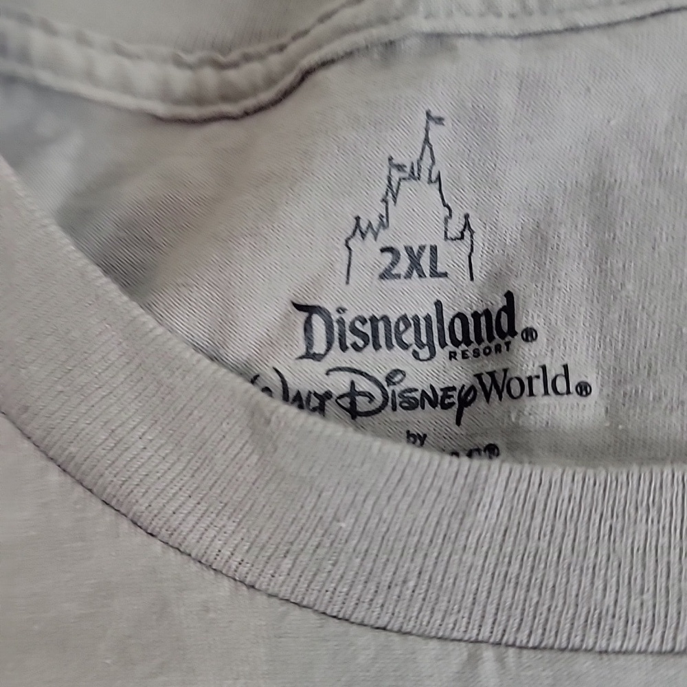 Disneyland Disney Classic Micky Mini Character size XXL Gray Short Sleeved Tee - Picture 3 of 4